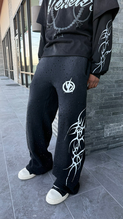 ‘POPSTAR’ Sweatpants (Black)